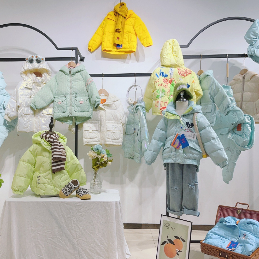 Abc Balatou остатки зимней детской одежды оптовая продажа осень куртки с пухом