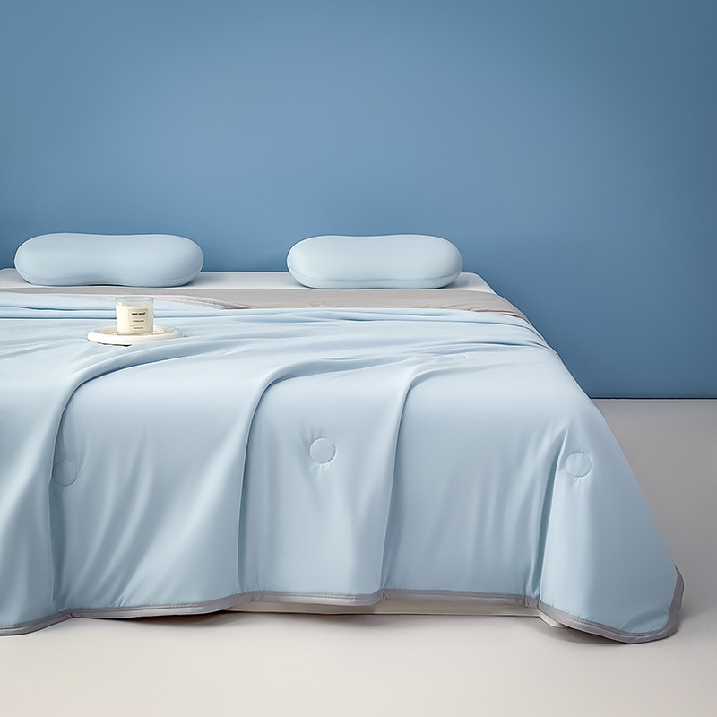 Class A Mother and Infant Grade Cool Silk Summer Quilt Ice Cream Mica Summer Quilt Machine Washable Air Conditioning Single Double Thin Quilt