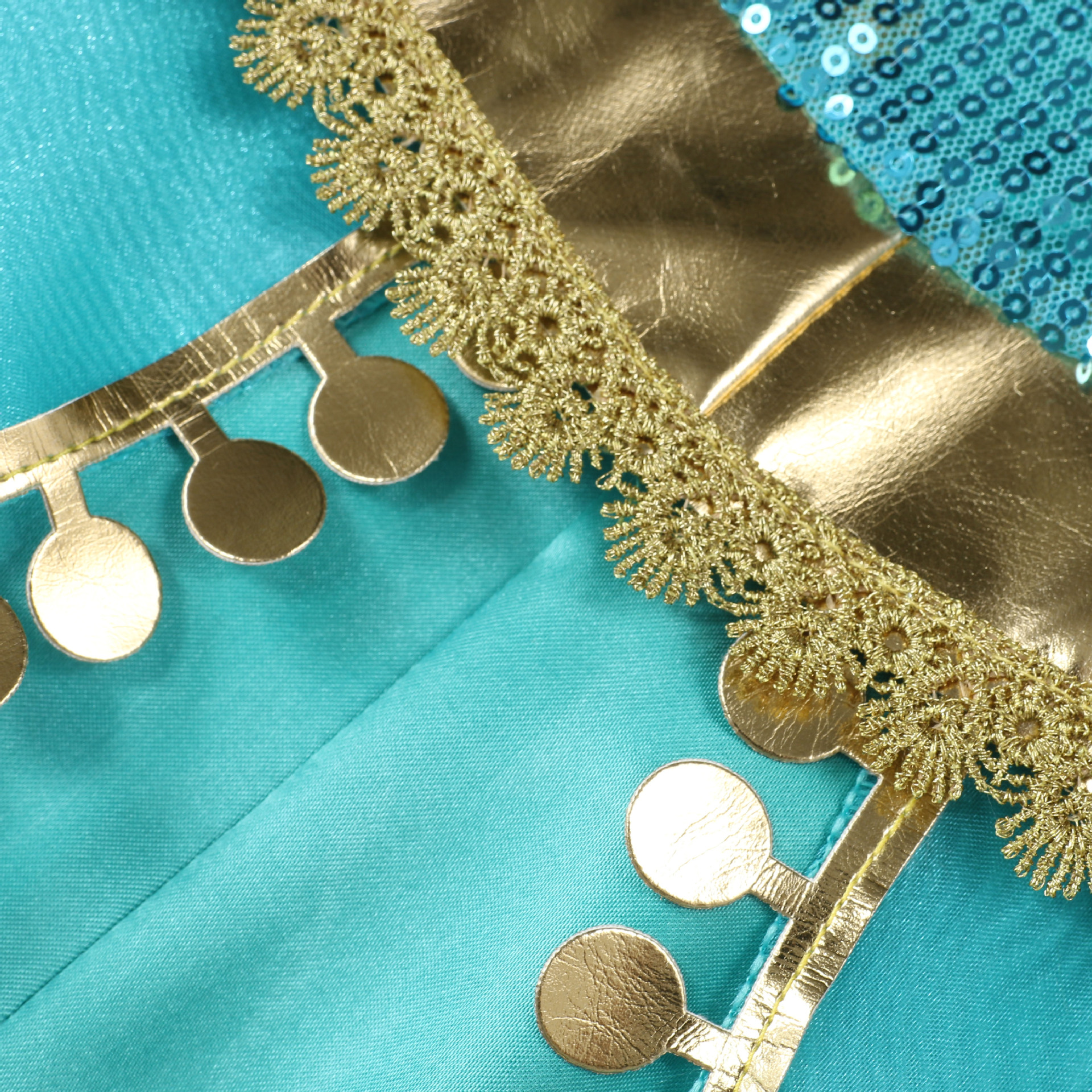 Princess Jasmine Two-Piece suit Children's Costume Aladdin cosplay Halloween Performance Costume European and American