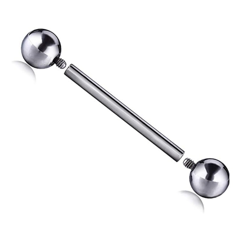 Zesen F136 Titanium Alloy Tongue Nail Lip Nail Ear Nail Ear Bone Nail Ear Bridge Nail Straight Rod G23 Body Piercing Jewelry