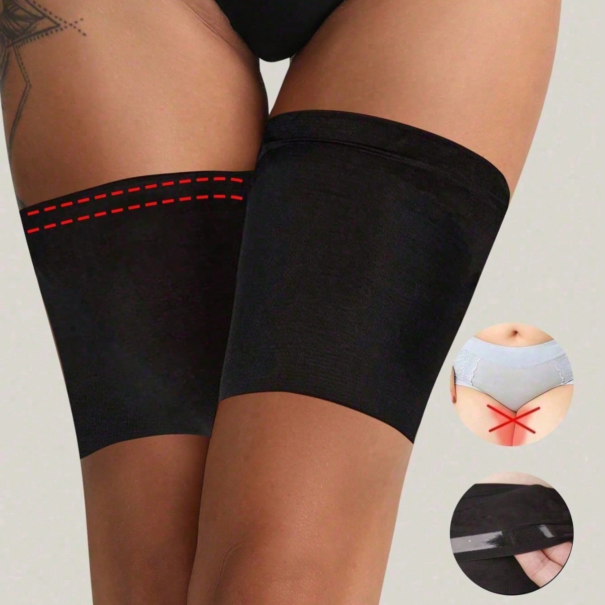 Не скользящие силиконовые носки, эластичные чулки для бедер, большие размеры