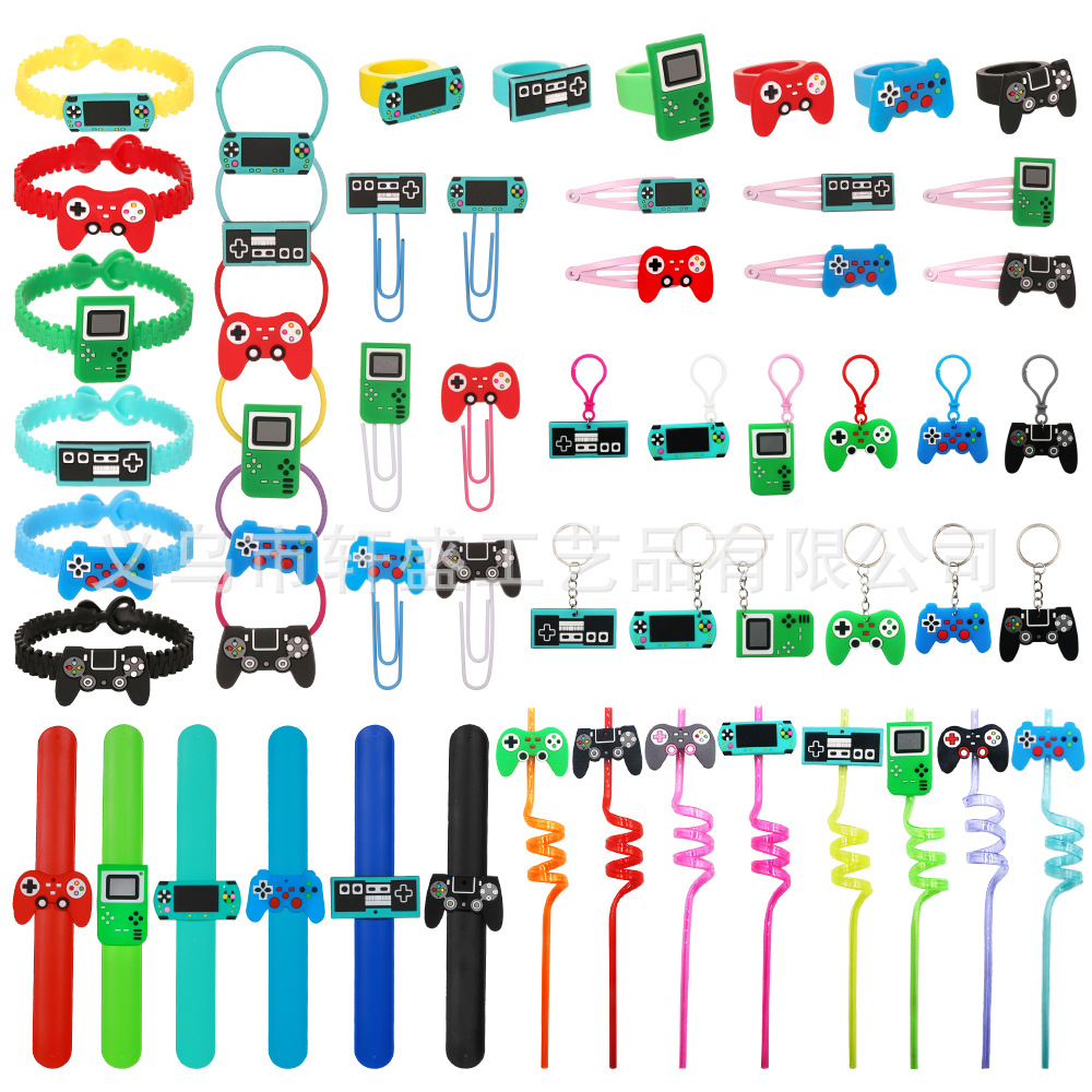 Мультяшный игровой набор, PVC, мягкий резиновый аксессуар для детей