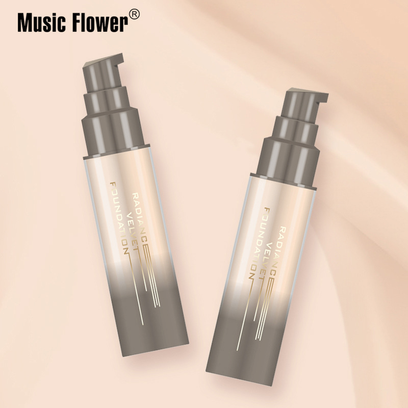 MusicFlower Qincai Lightweight Concealer Moisturizing Makeup Holding Moisturizing Skin Care Foundation Liquid Water Tender Nourishing Muscle Without Makeup