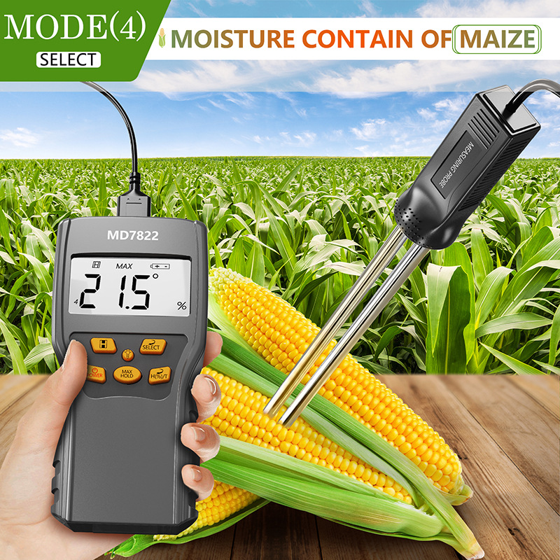 Manufacturer Wholesale Md7822 Grain Moisture Meter Moisture Meter Rice Moisture Meter Wheat Moisture Meter