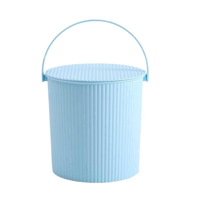Thickened Plastic Bucket Stool with Lid, Sit-On Storage Bucket, Kindergarten Bucket, Portable Fishing Bucket, Bath Bucket, Storage Bucket