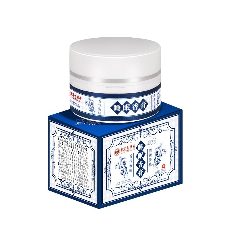 Hong Kong Pharmacy Sleeping Balm Plant Extract Aromatherapy Fatigue Solid Household Good Night Sleeping Cream 30g