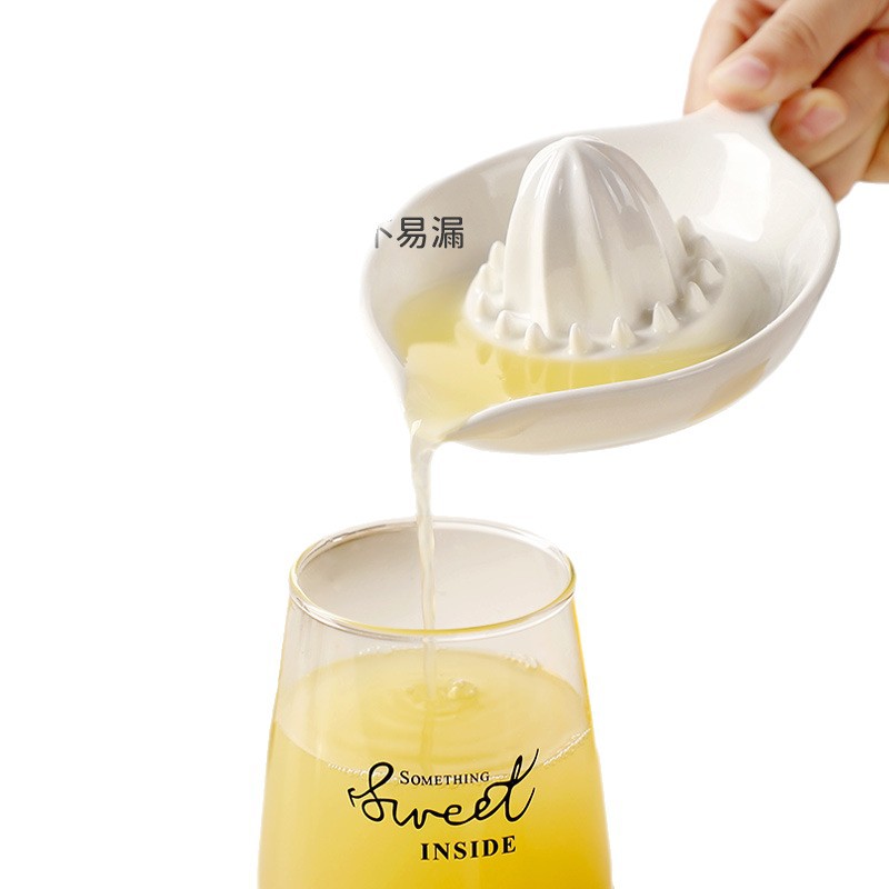 Ceramic Manual Lemon Juicer Household Juicer Orange Juice Grapefruit Lime Juicer Juice Manual Press