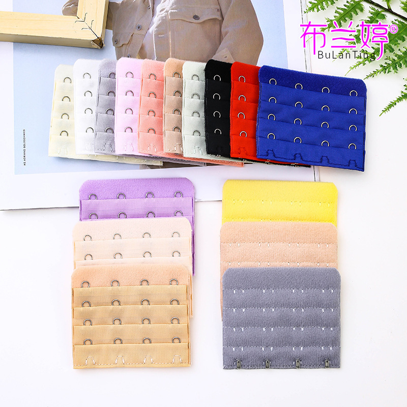 Застежка для бюстгальтера с четырьмя рядами и четырьмя кнопками, удлиненная застежка для женского нижнего белья, аксессуары для бюстгальтера, удлиненный пояс