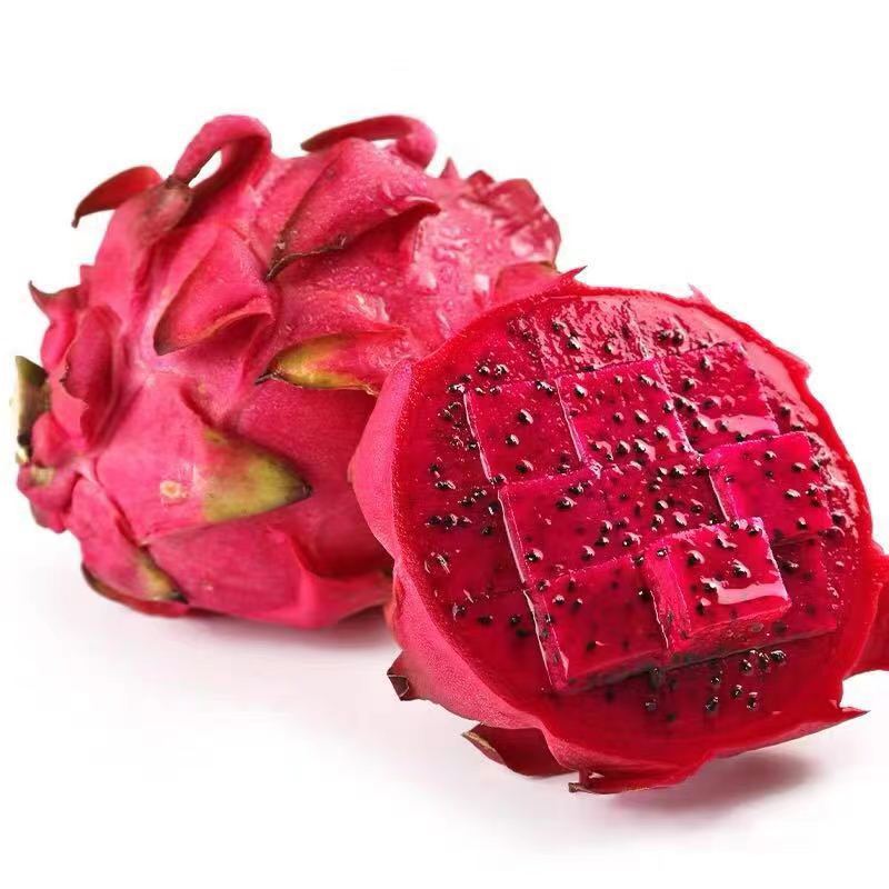 Гуанси красный драгон фрукт Внутренний 2кг 3кг 2.5кг Свежий фрукт Свежесобранный красный драгон фрукт Один кусок поколение