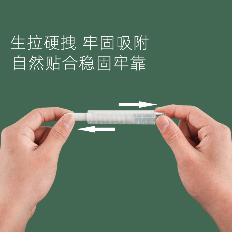 Wholesale water soluble chalk holder not dirty hands plastic PP chalk set children's pen set teaching special blackboard in stock