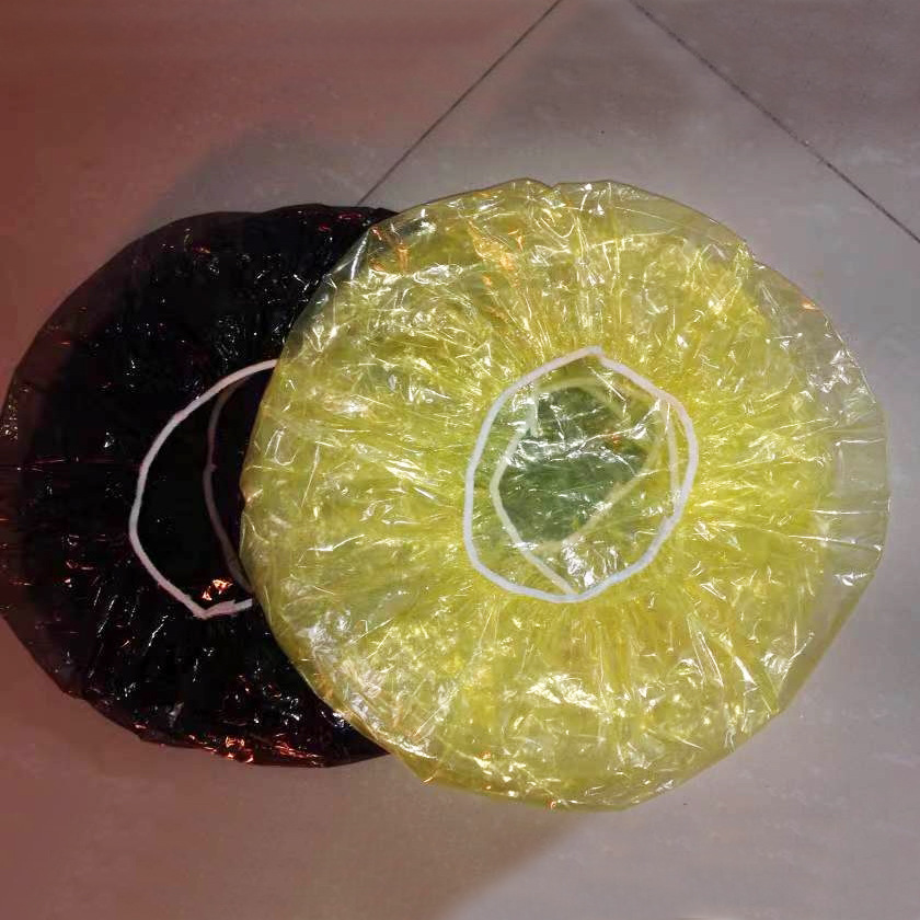 Disposable Shower Cap Colorful Dust-Proof Hair Dye Hat Pe Handmade Shower Cap Hotel Shower Oil Hair Dye Cap