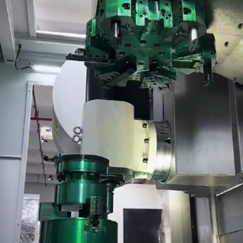 Foshan Machine Tool Vertical Five-Axis Turning and Milling Composite Cnc Lathe with Turret Turning Swing Head and Turning and Milling Center
