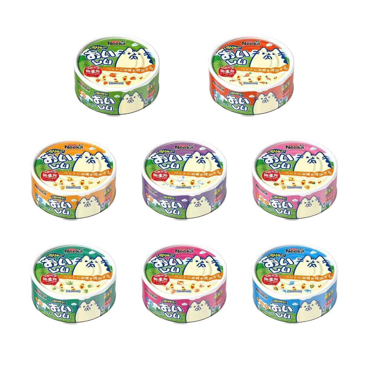 Nika Cat Canned Food 85g, No Damage to Wet Food, Fattening, Hydrating, Nutritious Pet Cat Snacks, Canned Cat Food Wholesale