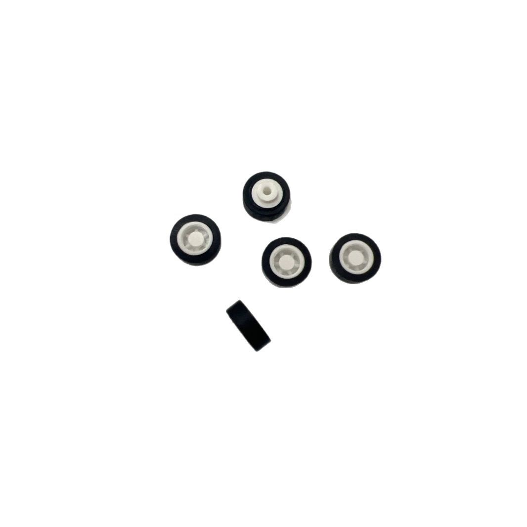 Eco-friendly toy car accessories plastic wheels rubber bag injection car tires TPR PVC DIY scientific products