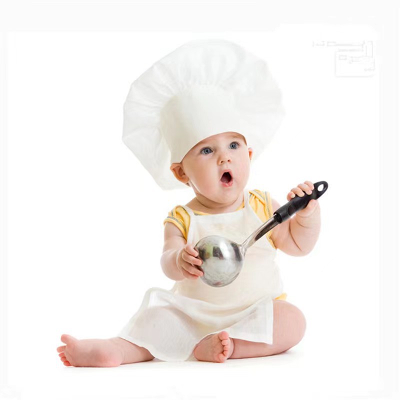 New Children's Photography Theme Little Chef Baby One Hundred Days Old Art Photo Theme Costume Props