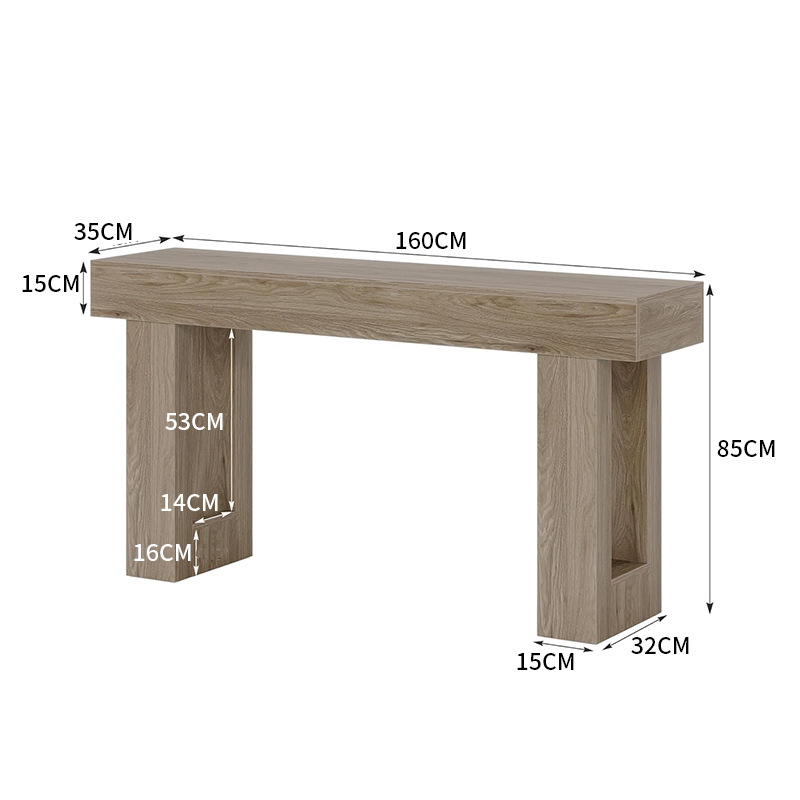 New Chinese Style Entrance Table Wall Long Table Narrow Table Table Table Fragrant Case for Table Zen View Table Storage