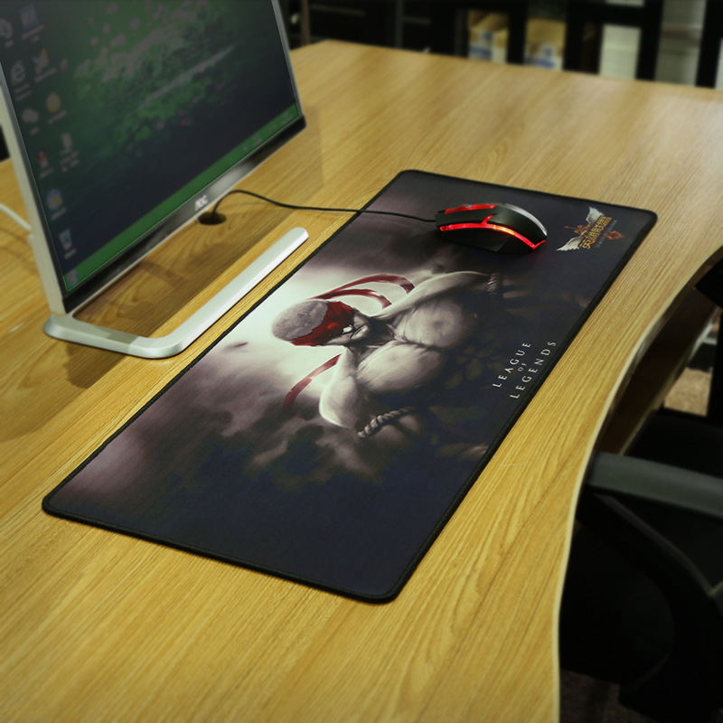 Customized Advertising Mouse Pad, Extra Large Writing Pad, Waterproof Wrist-Protecting Mouse Pad, Free Design and Logo Printing