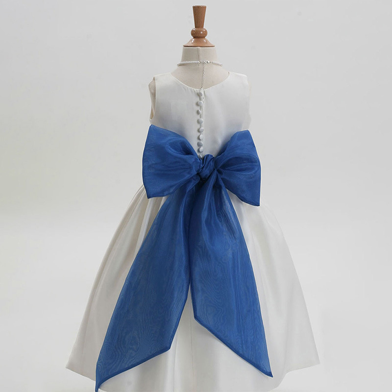 European and American Export Clothing Back Decoration Bow Mesh Women's Dress Performance Clothing Decoration Cosplay Kidsren's Performance Clothing