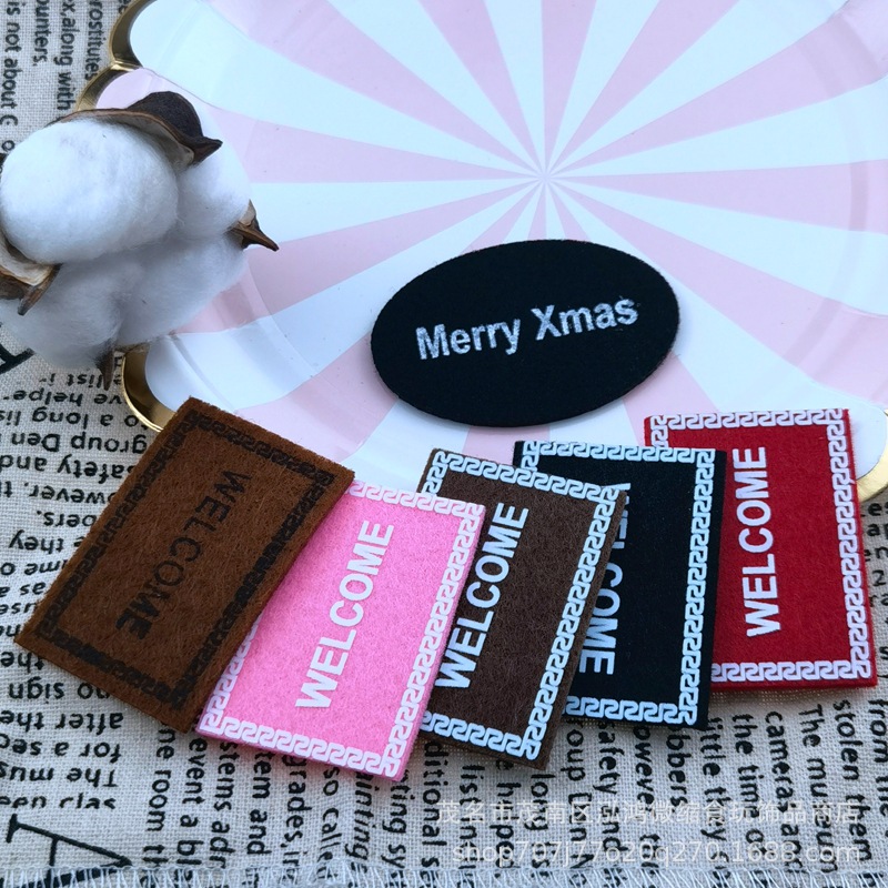 Dollhouse Small Rag Doll House Accessories Scene Model Shot Nie Props DIY Ornaments Christmas Mini Foot Mats