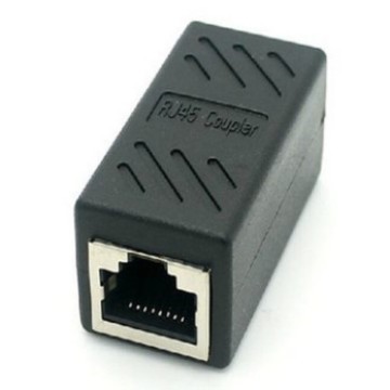 Полный RJ45 сетевой приемник 8P8C, сетевой прямой удлинитель, двусторонний соединитель сетевого кабеля