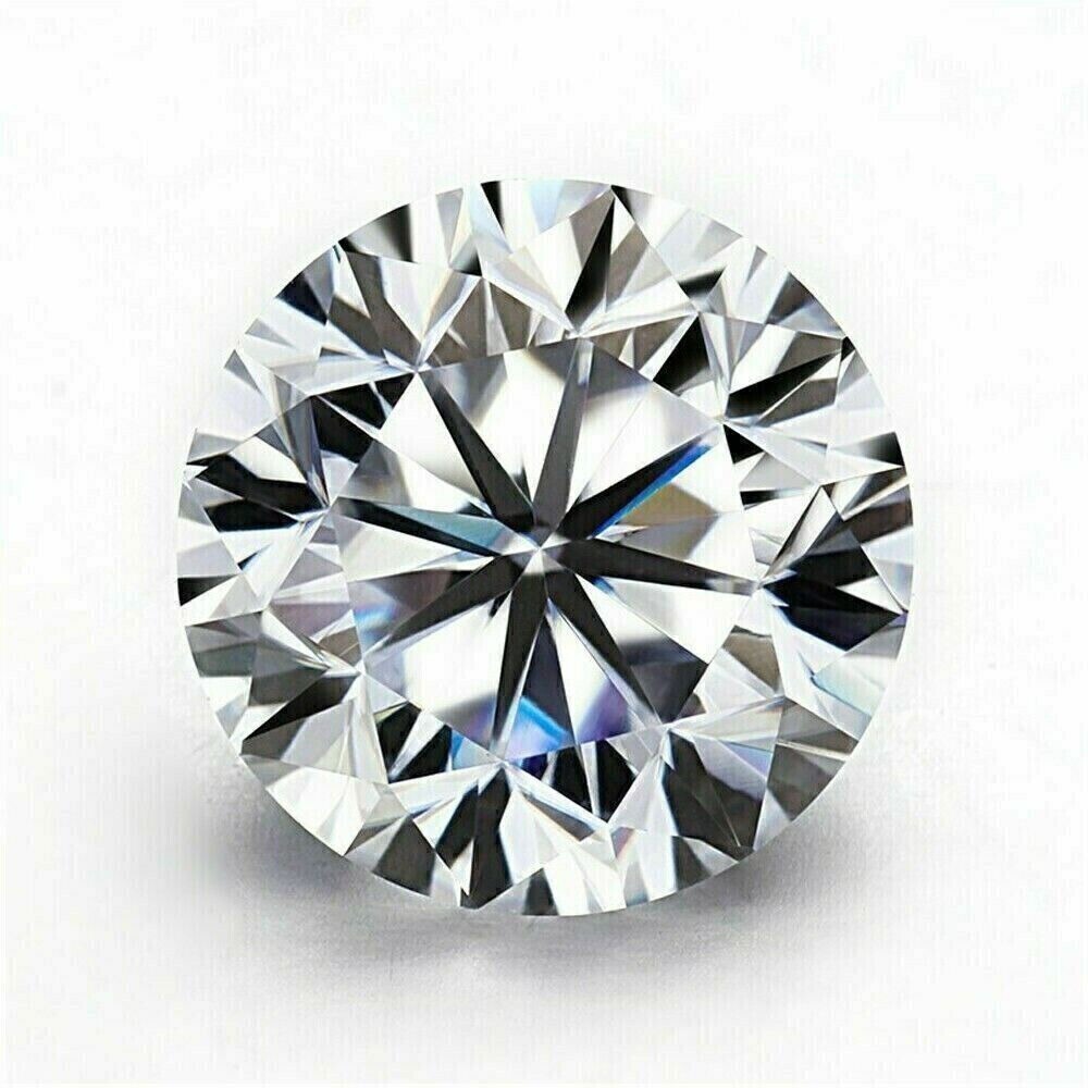 One Carat Hpht Laboratory Cultivated Diamond Round Loose Stone D Color Ring Face Diamond Can Be Processed with K Gold Platinum Ring