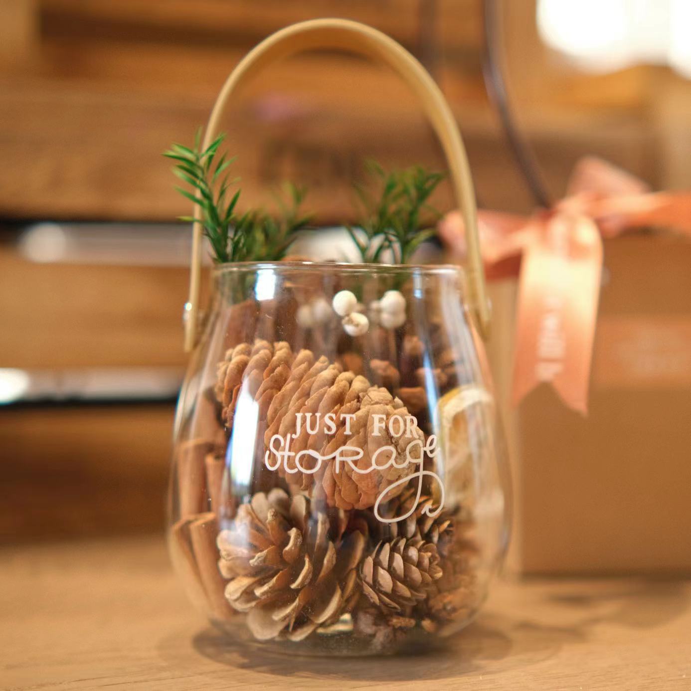 Fireless Aromatherapy Cinnamon Eternal Flower Material Natural Plant Dried Flower Fruit Portable Cup Long-Lasting Fragrance