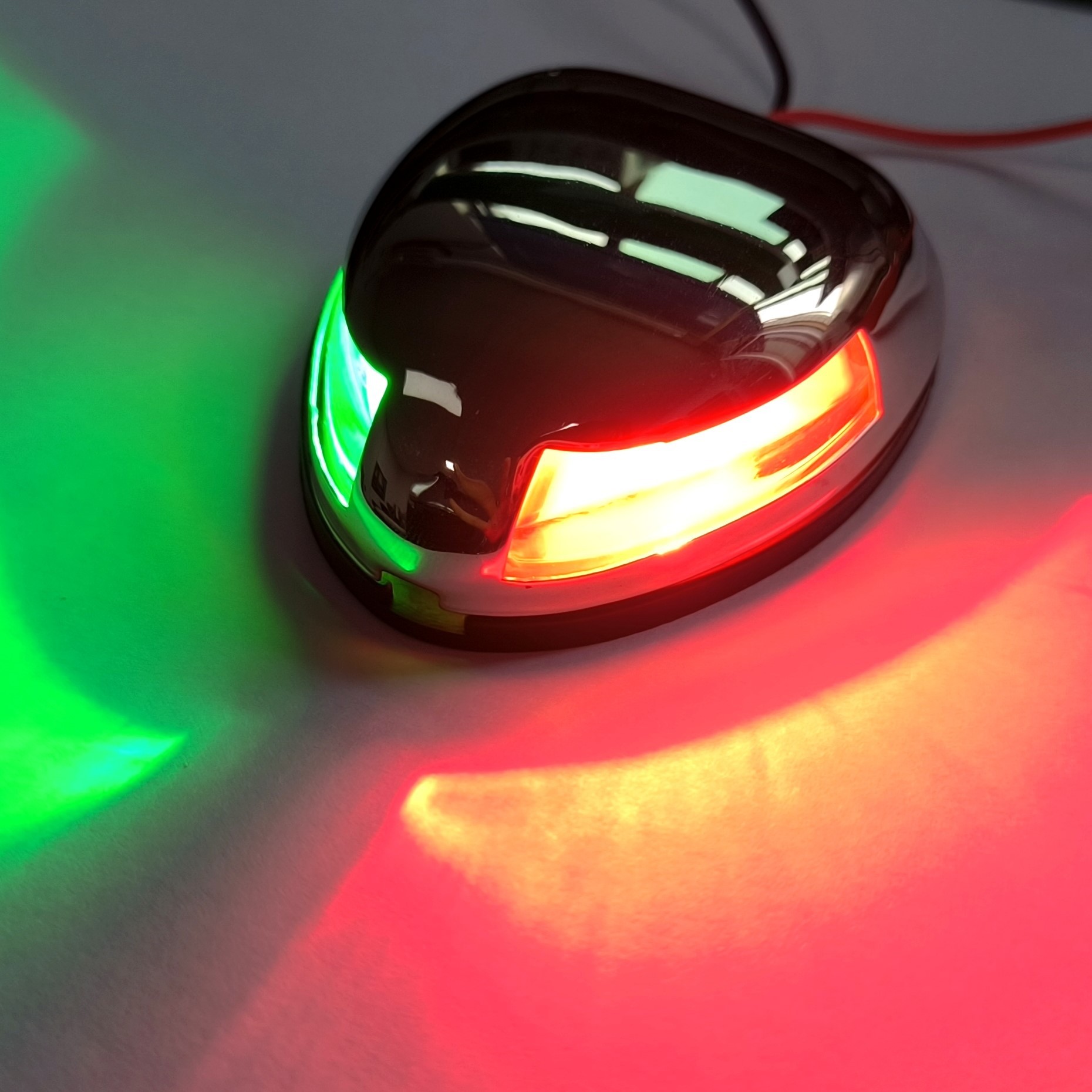 Яхтенный навигационный свет светодиодный навигационный свет красный зеленый яхтенный сигнальный свет видимость 1 морская миля нержавеющая сталь DC10-30V