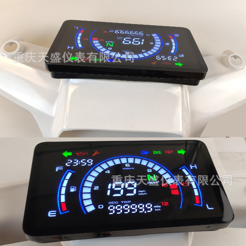 Southeast Asia and South America's Best-Selling Digital Instrument Is Suitable for Honda Dream Ex5 Digital Large Tablet Computer Dropshipping