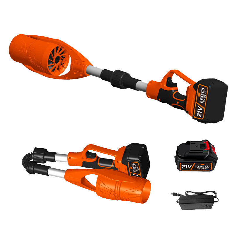 Cross-border hot-selling leaf blowing machine foldable 400W long endurance 21v foldable lithium battery Makita leaf blowing machine