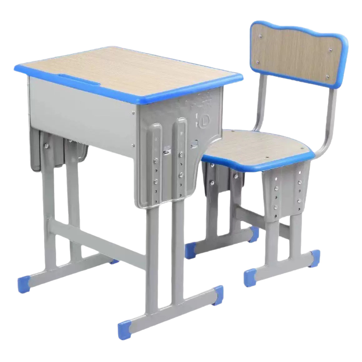 Wholesale student desks and chairs training school tutorial class can lift single double high school desk manufacturers direct supply