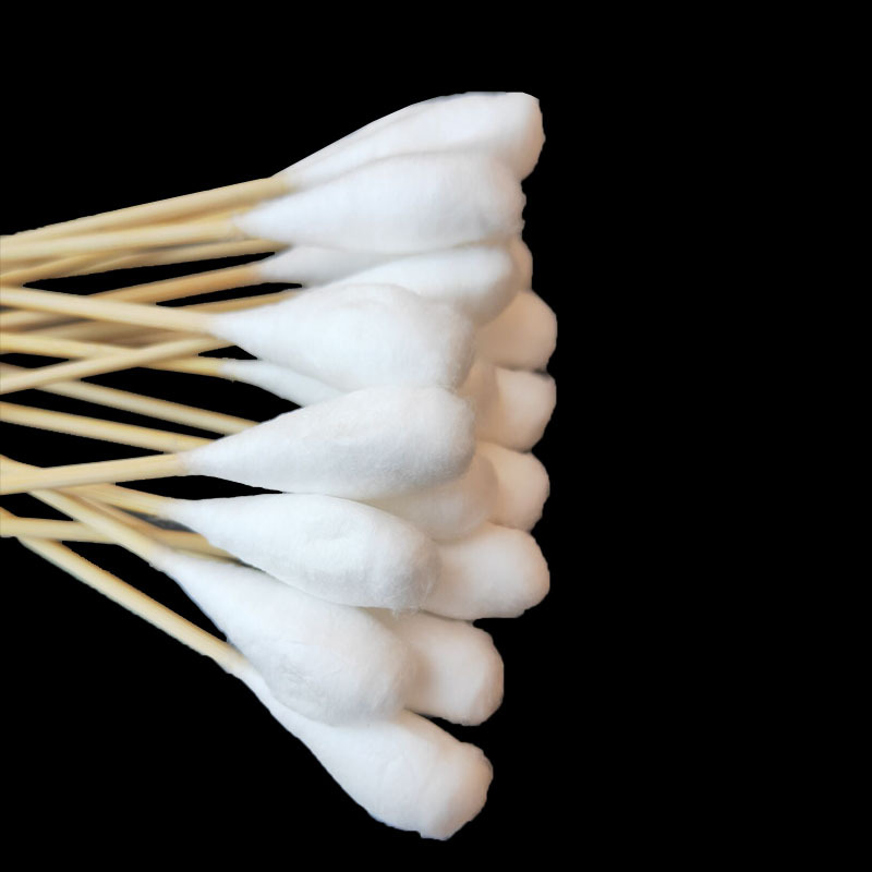 Cotton blossoming medical sterile large cotton swab big head disposable sterile large medical 20cm medical long rod cotton swab