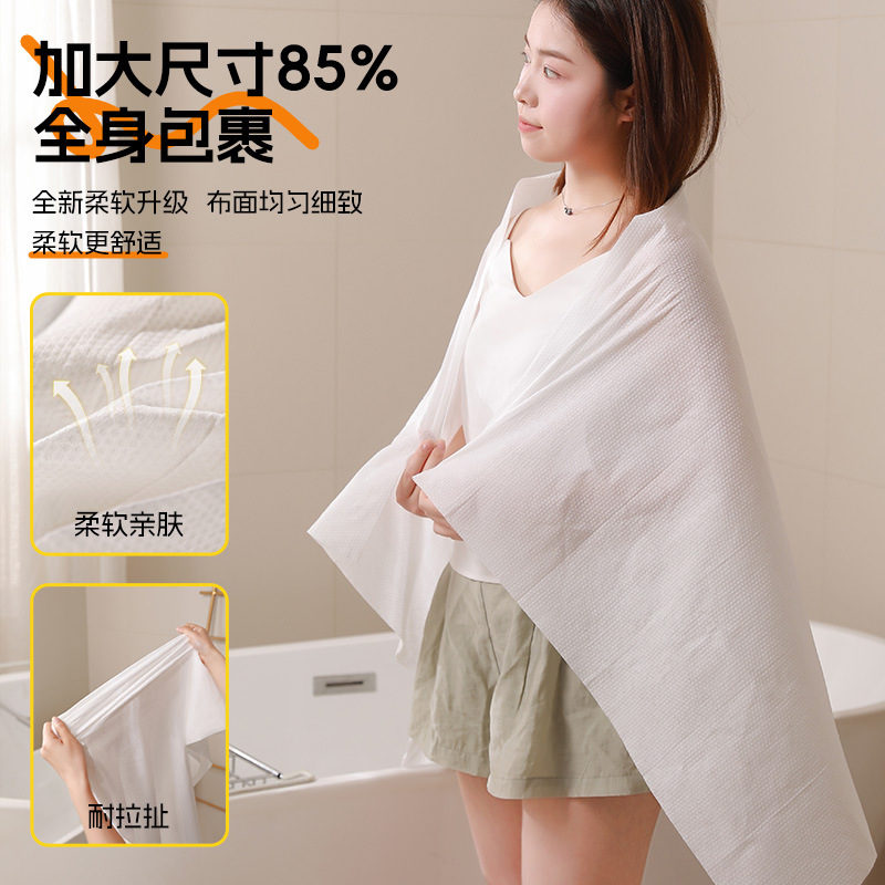 Travel Bathroom Supplies Disposable Supplies Bath Towel Towel Toilet Mat Storage Bag Travel Business Trip Hotel Six-Piece Set