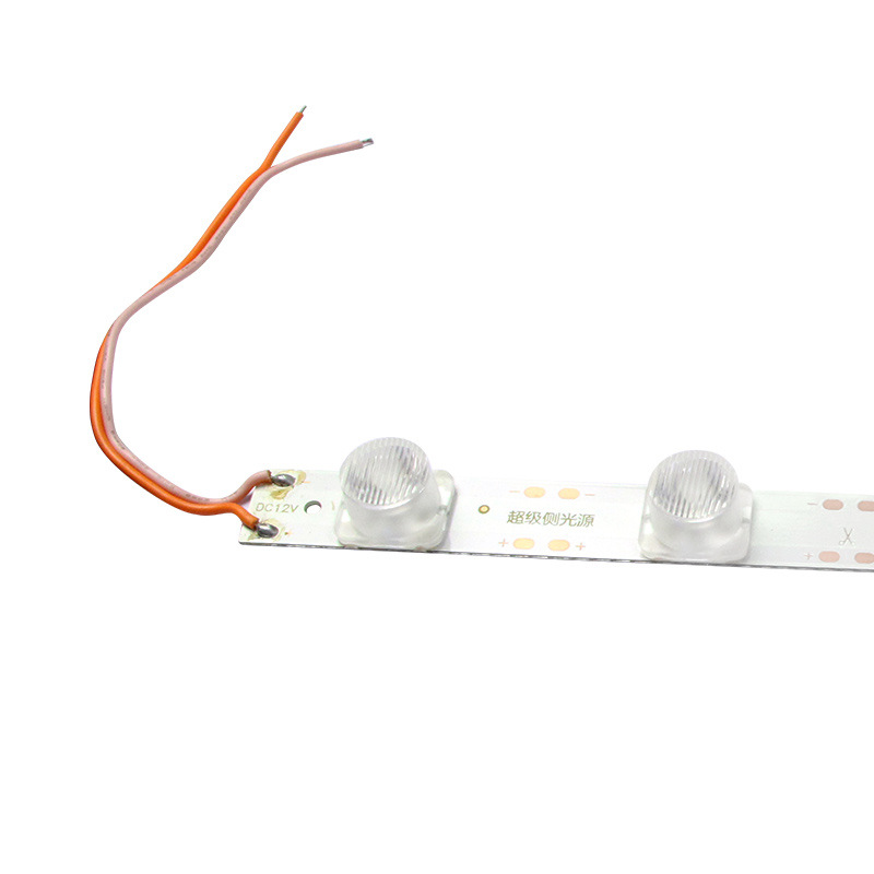 3030 High-Brightness 12V Side Light Source Light Strip Outdoor Rainproof Double-Sided Light Box Light Strip Advertising Light Box Bulletin Board Backlight