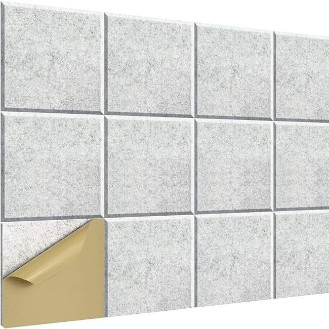 Cross-Border Supply of Square Sound-Absorbing Panels, Felt Panels, Wall Decorative Panels, Cinema Piano Room Silencer Materials, Self-Adhesive Wall Stickers