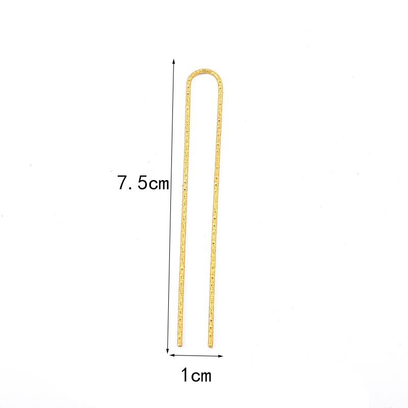 New spiral U-shaped hairpin handmade DIY step shaking hairpin creative plate hair accessories manufacturers wholesale