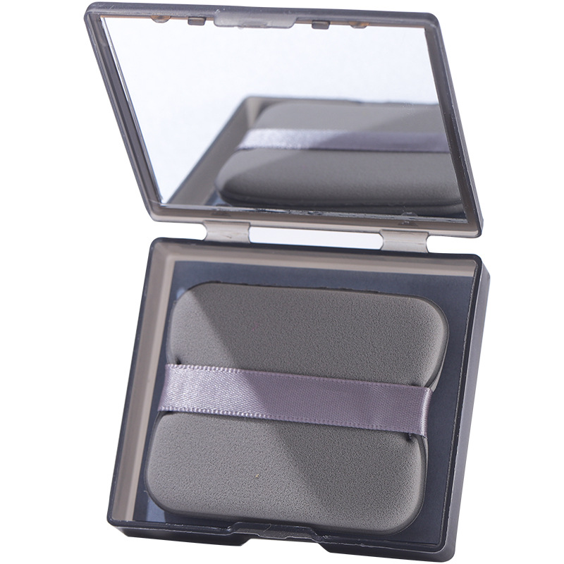 Bamboo Charcoal Facial Oil-Absorbing Paper with Mirror, Oil-Absorbing Facial Paper with Powder Puff, Mirror Box Storage, Portable Refreshing Facial Oil-Absorbing Paper