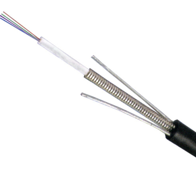 Factory Direct Sales Gyxtw Center Tube Type Optical Fiber Cable 2-Core 4-Core 6-Core 8-Core 12-Core 24-Core Fiber Optic Cable