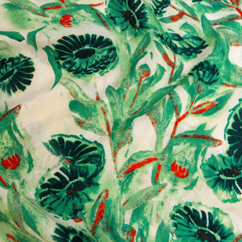 Ткань из хлопка с узором в клетку, дышащая, не сжимающаяся, для женской и детской одежды