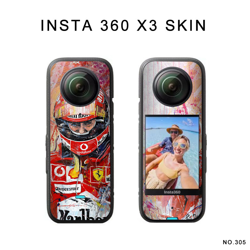 insta360 x3 Sticker Shadow Stone x3 Color Sticker Protective Film Scratch-resistant Waterproof Adhesive Good Edge Air Guide Adhesive