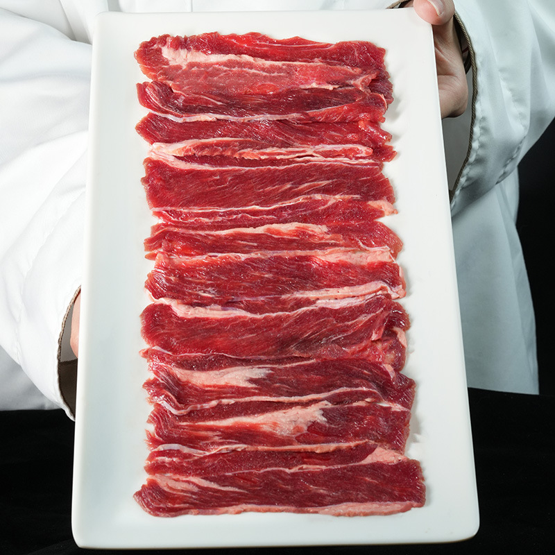 Baaniujiang Trendy Hanging Dragon 150g Bag President Series Beef Slices Hot Pot Ingredients Commercial Semi-Finished Products