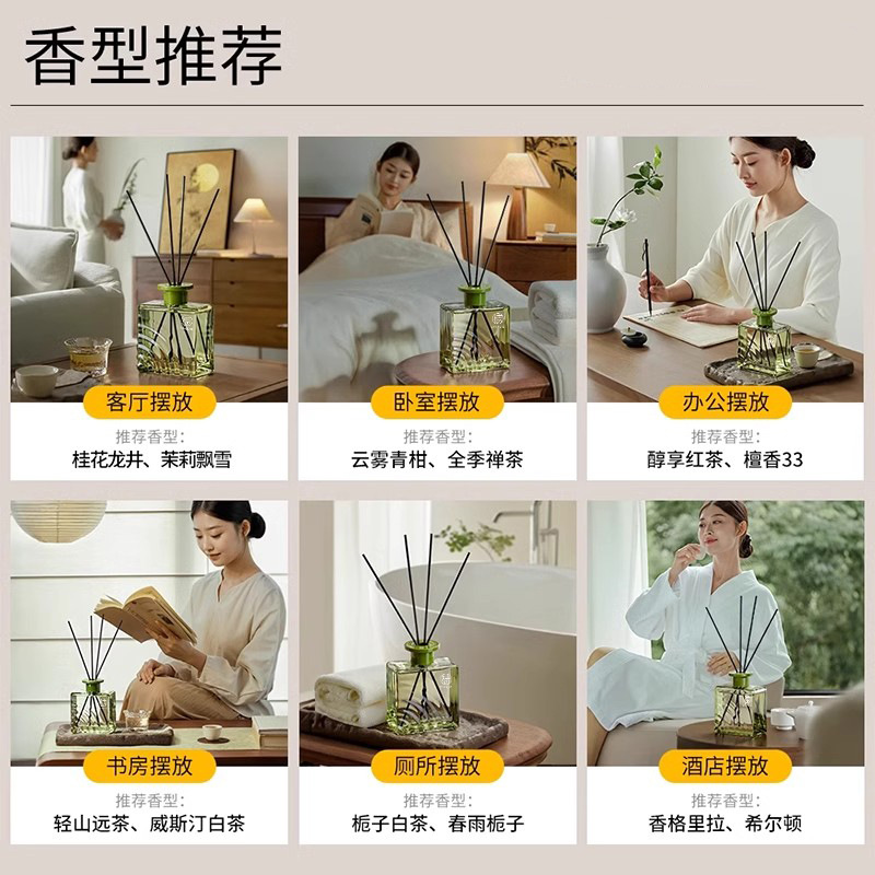 Pure Natural Tea Aromatherapy Essential Oil for Home Bedroom Office Osmanthus Hotel B&B