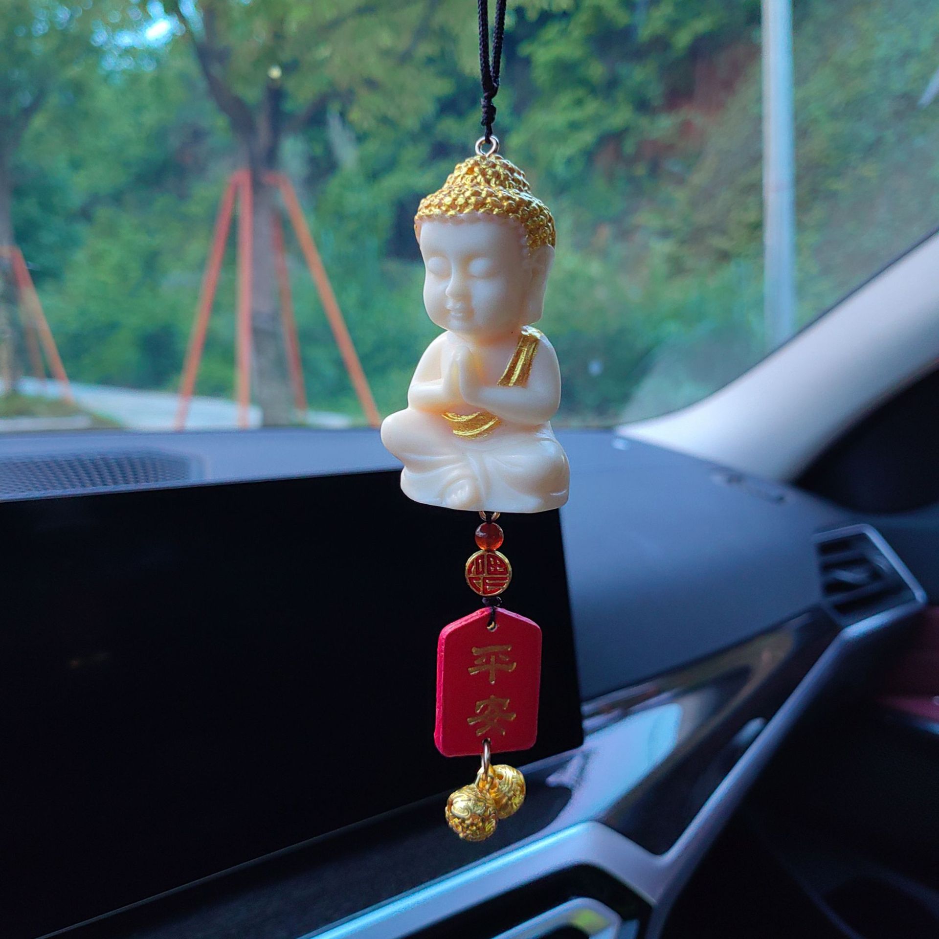 Ivory Bodhi Fruit DIY Baby Buddha Lotus Base 240/Set Ornaments Bodhisattva Tea Pet Crafts Car Hanging Decorations