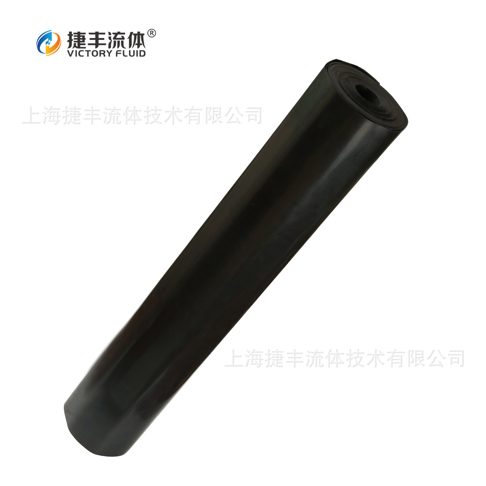 Jiefeng Fluid Oil-Resistant Rubber Sheet 1000*3.0mm (about 10.7m Long) 50Kg/Piece Gb/T5574 Standard