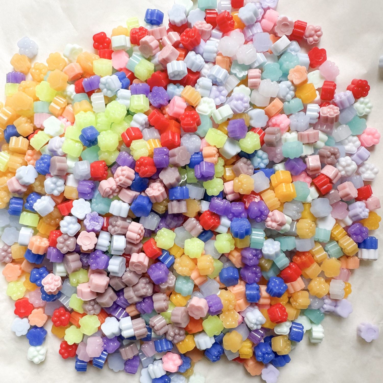 Fire Paint Wax Granules Macaron Candle Luminous Cheap Cat Claw Seal Wax White Transparent DIY Accessories