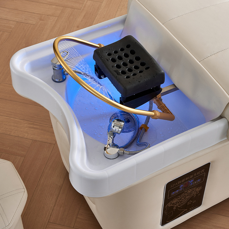 Head Therapy Shampoo Bed, Barber Shop, Hair Salon, Thai Shampoo Bed, Beauty Salon Special Massage Water Circulation Fumigation Head Therapy Bed