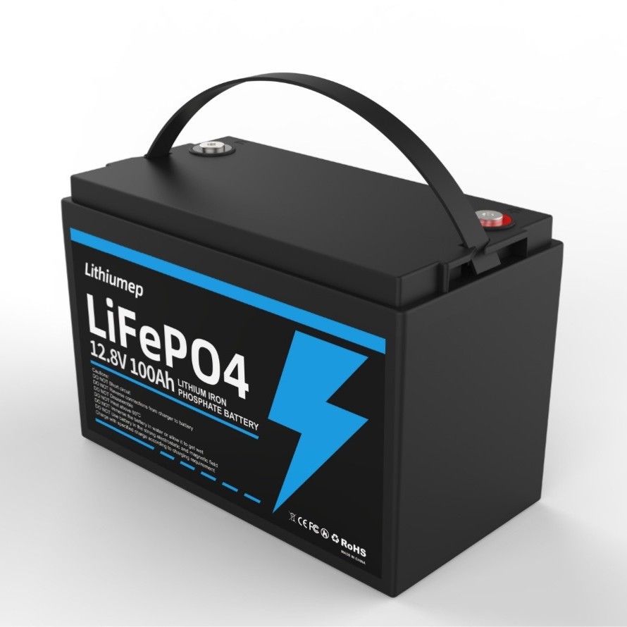 12.8V100Ah свинцово-кислотная батарея на литий