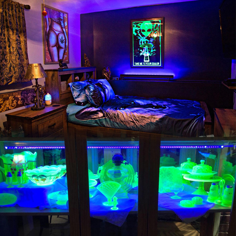 Cross-Border Popular Led Ultraviolet Lamp Bar Stage T5 Purple Light Fluorescent Agent Detection Uv Integrated Lamp