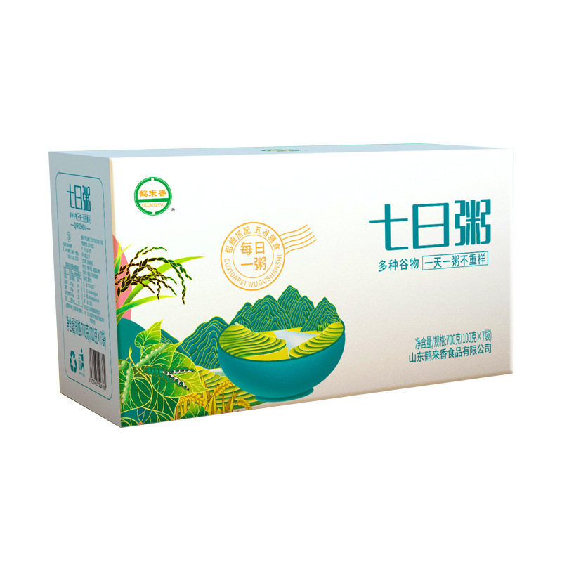 [Factory] Seven-Day Cereal Porridge 100g*7 Bags Wholesale a Variety of Cereals to Be Paired with Whole Grain Breakfast Every Day