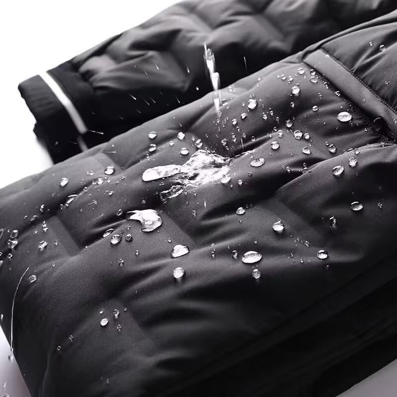 Autumn and Winter New Down Pants Men's Thickened Fashion Casual Windproof Cold-proof Snow-proof Men's Large Size Warm Autumn Pants Cotton Pants