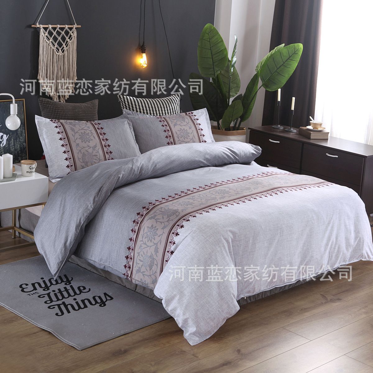3D Printed down Quilt Cover Bedding Custom Three-Piece Set Four-Piece Set Export Manufacturer Brushed Two-Piece Set Custom-Made